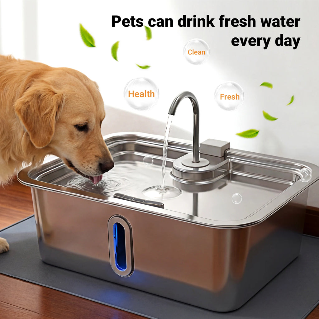 DeftPet Replacement Water Pump for Dog Water Fountains with Pre-Filter Sponge