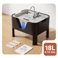 DeftPet 18L / 4.76 Gal Adjustable Elevated Dog Water Fountain for Large Dogs