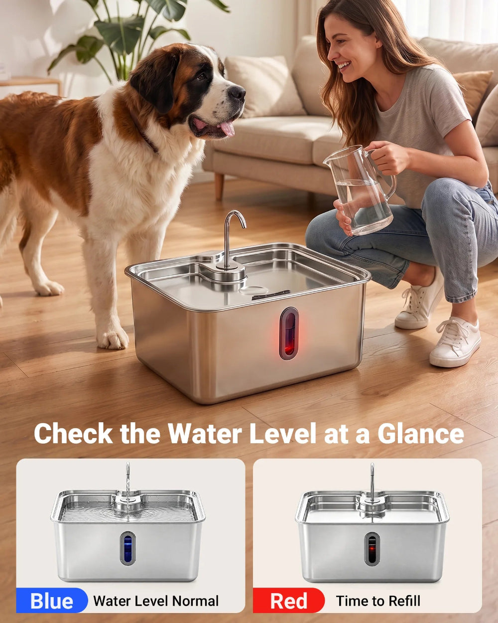 Check the Water Level at a Glance
